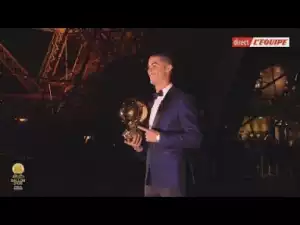 Video: Cristiano Ronaldo Wins The Ballon D